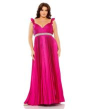 Macy's pink cheap prom dress