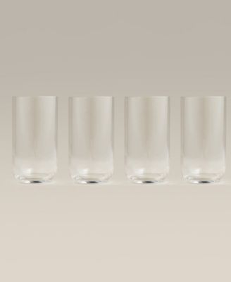 Plain Tall Glasses, Set of 4