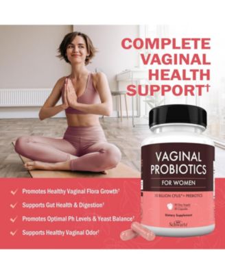 Vaginal Probiotics - Healthy Vaginal Odor & pH Balance - Prebiotics, Cranberry Extract, D Mannose, 30 Capsules