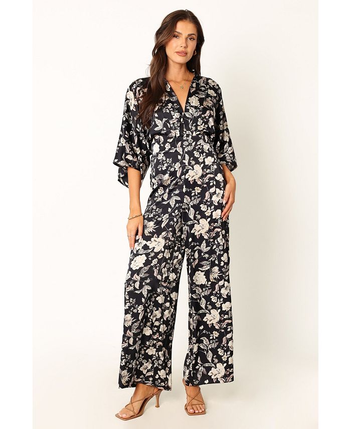 Macy's clearance floral jumpsuit