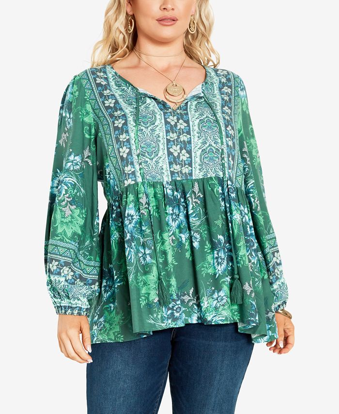 Macy's bohemian tops store