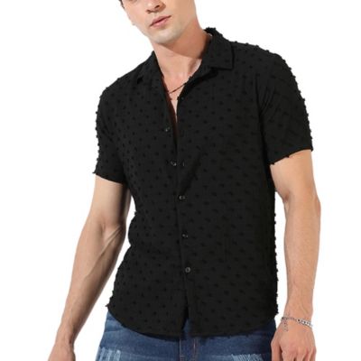 Men's Textured Casual Shirt