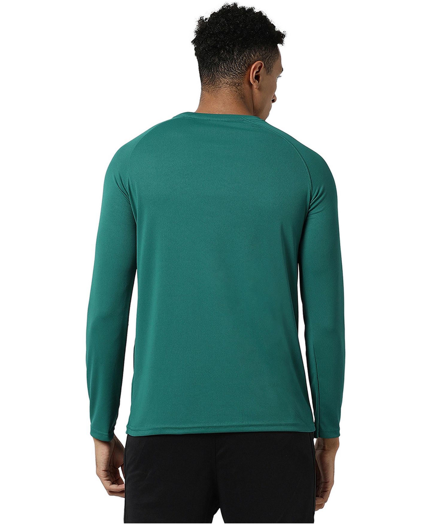Мужская футболка Cahoot Forest Green Geometric Activewear, цвет: Тёмно-зелёный — фото 3