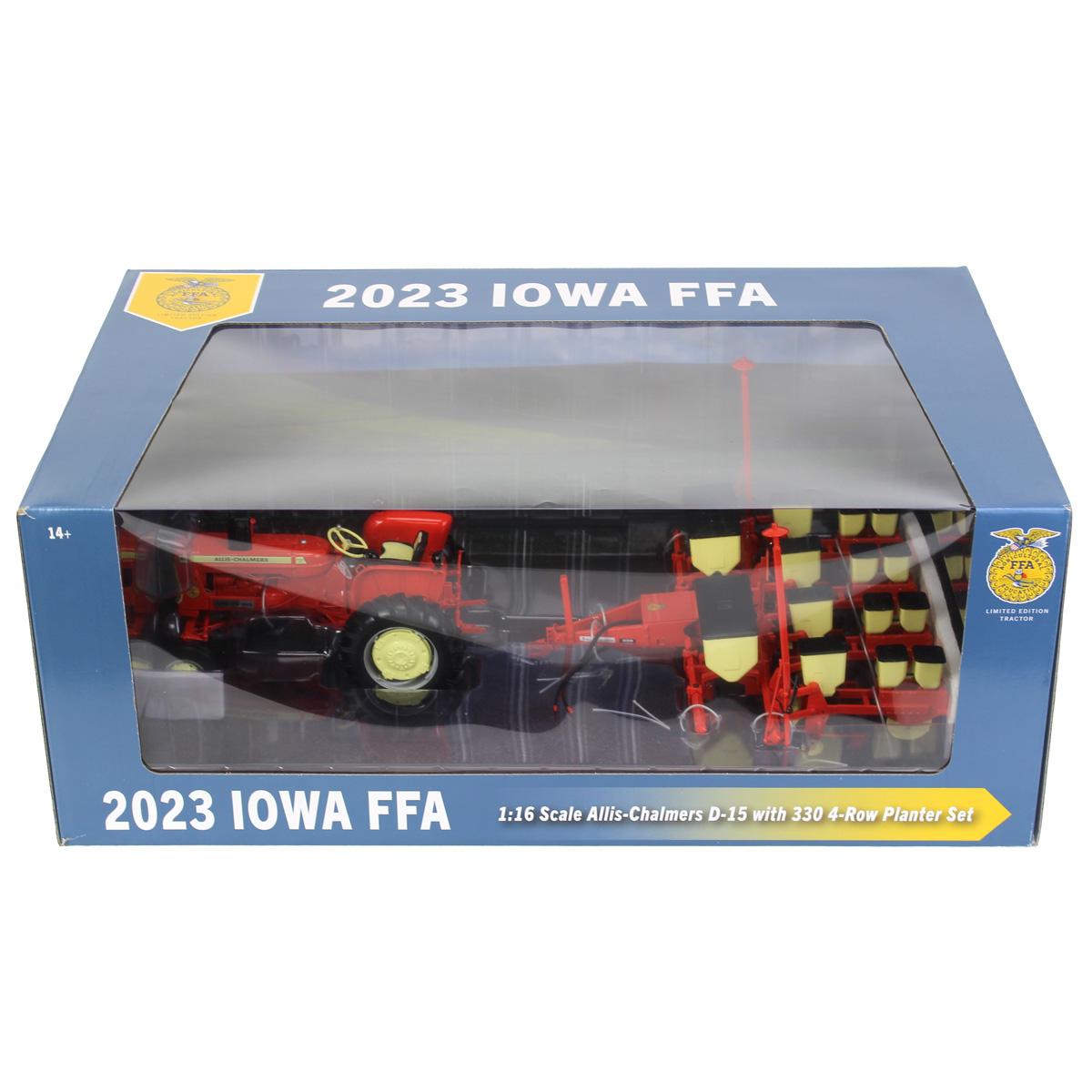 Spec Cast 1/16 Allis Chalmers Wide Front Tractor w/ 4-Row Planter, 2023 Iowa Ffa