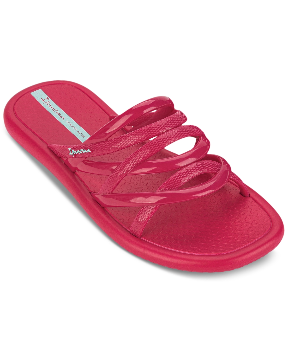 Ipanema X Shakira Women's Sol Strappy Slide Sandals In Dark Pink