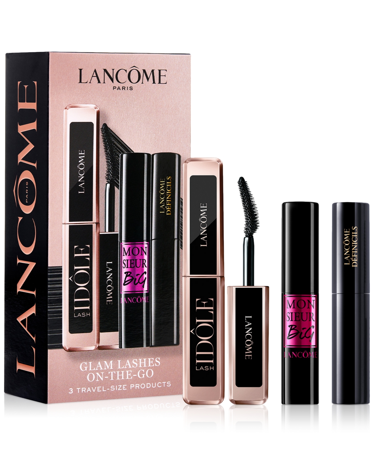 Lancôme 3-pc. Glam Lashes On-the-go Mascara Set In Multi