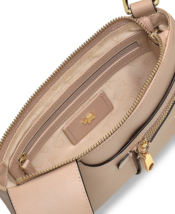 RADLEY London Pockets 2.0 Medium Ziptop Crossbody Bag – Updated Leather Bag With Adjustable Strap & Scottie Dog Key Fob