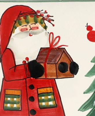 Old St. Nick Trivet with Bird House