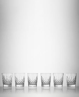 Lismore Double Old Fashion 6 Piece Glass Set, 12 oz