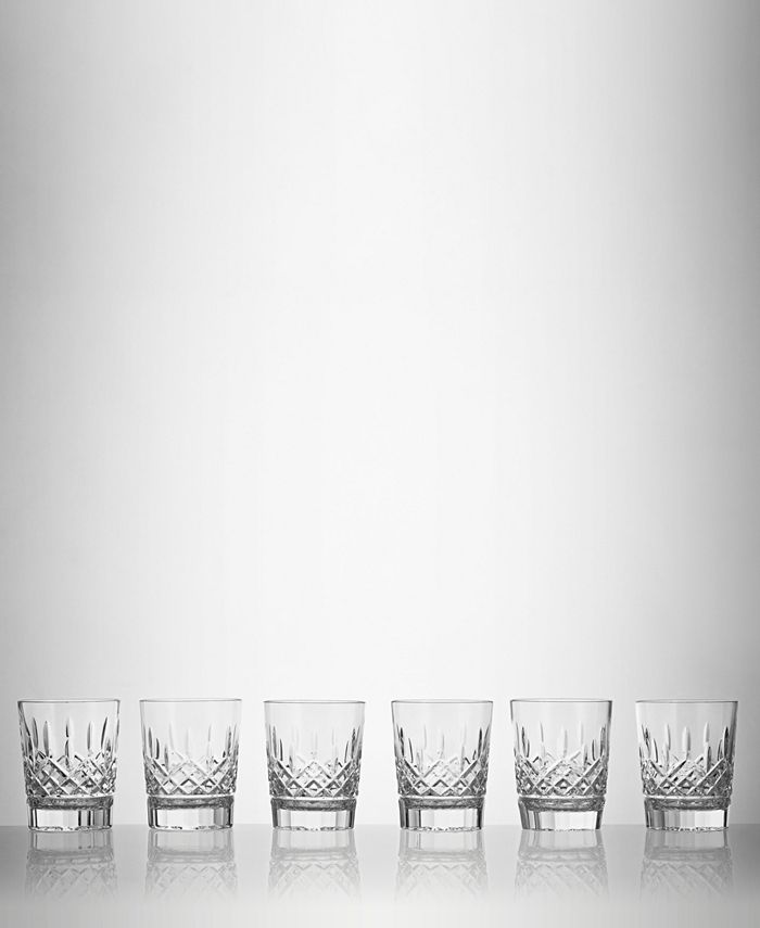 Lot 6 Verres Waterford Lismore Double Old Fashioned – Cristal 12 Oz, Neuf Boîte Ouverte