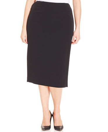 Kasper Plus Size Pencil Skirt - Wear to Work - Women - Macy's