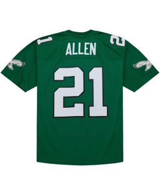 Men's Eric Allen Kelly Green Philadelphia Eagles Legacy Replica Jersey