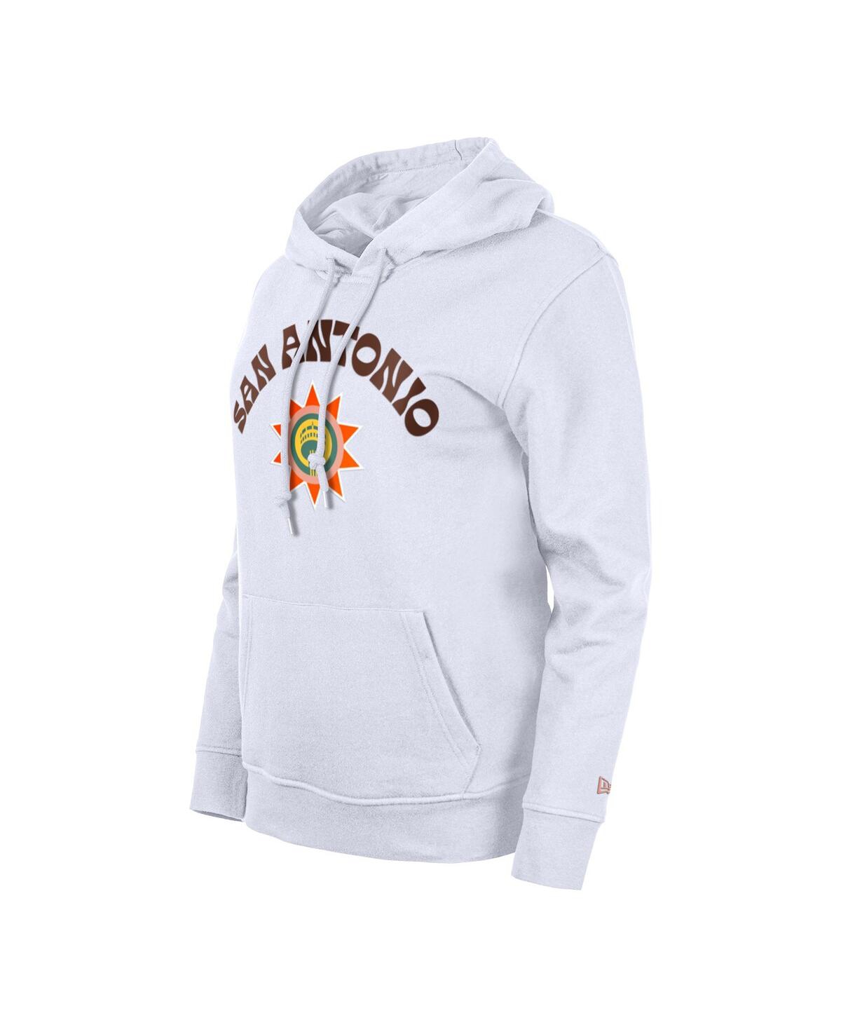 Women's New EraSan Antonio Spurs 2023/24 City Edition Pullover Hoodie - White