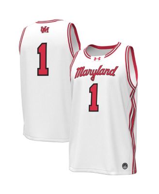 Men's #1Maryland Terrapins Replica Basketball Jersey