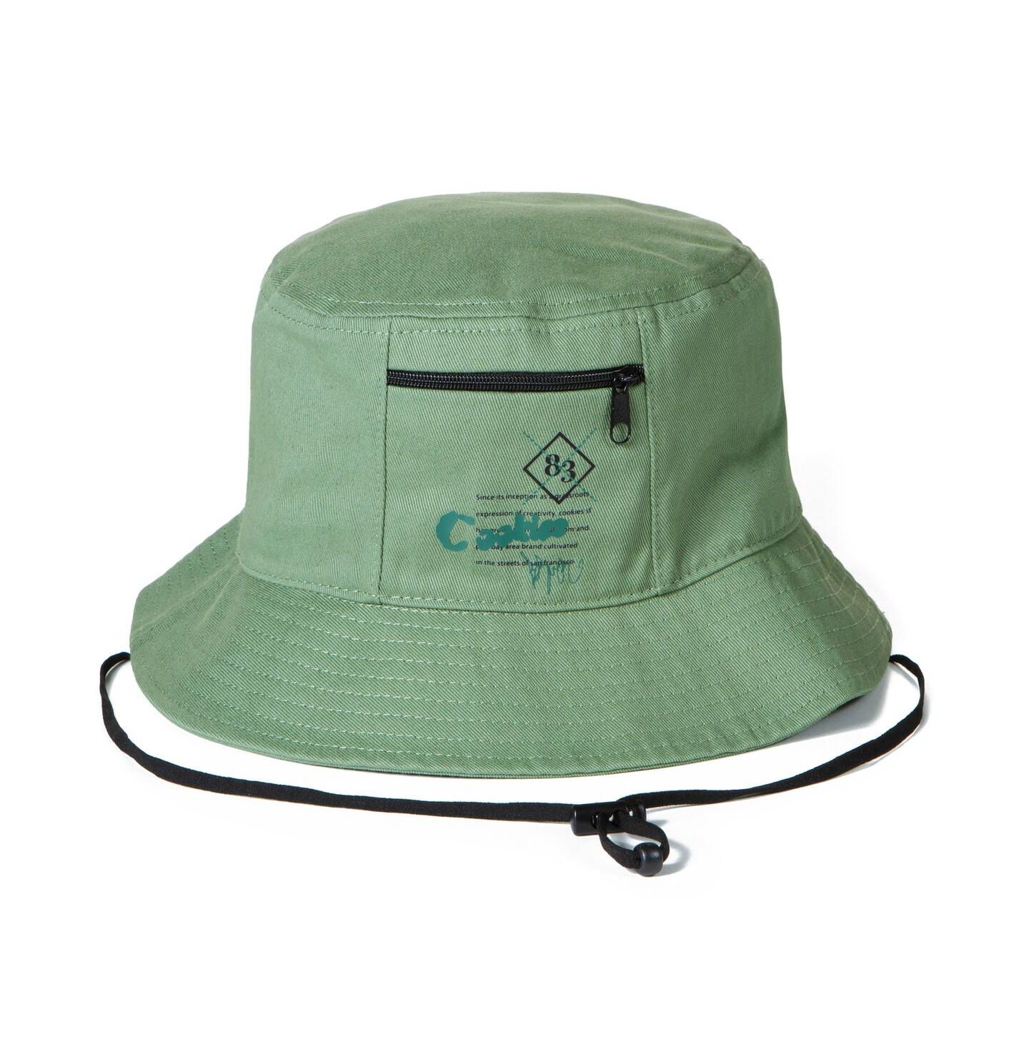 Мужская панама Cookies Clothing Olive Key Largo Bucket Hat — фото 2