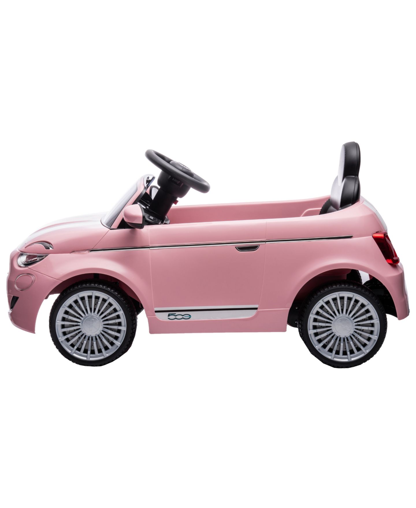 Детская игрушка Best Ride on Cars Fiat 500 12V Battery Remote Control Ride-On, 3–7 лет, цвет: Розовый — фото 3