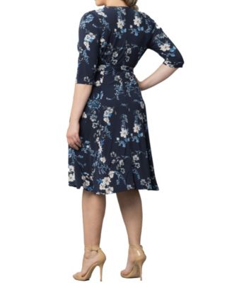 Plus Size Signature Print Wrap Dress