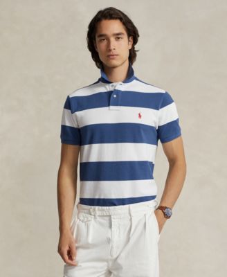 Polo Ralph Lauren - Men's Classic-Fit Striped Mesh Polo Shirt