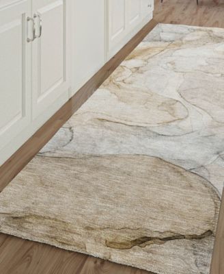 Odyssey Washable OY8 2'3" x 7'6" Runner Area Rug