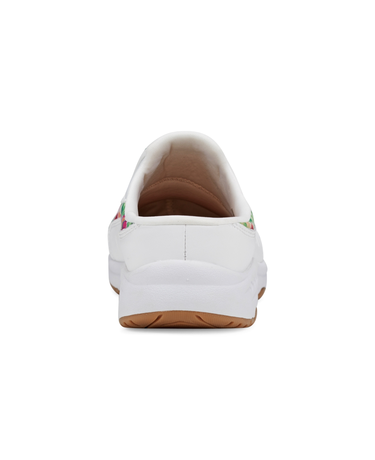 Shop Easy Spirit Women's Travel Time Slip-on Walking Mules In White,pink Floral