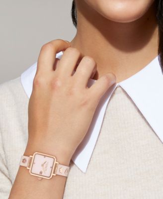 Women's Cass Blush Resin Bangle Bracelet Watch 22mm