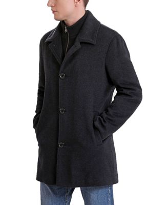 Men Justin Wool Blend Car Coat - Big and Tall