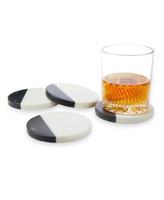 Marble Coasters 4" Square, Set of 4