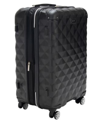 Diamond Tower Lightweight Hardside Expandable Spinner 2pc 20-Inch Carry On Luggage + Matching 15" Laptop Backpack Set