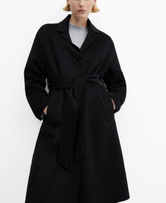 Belted Handmade Wool outlet Coat