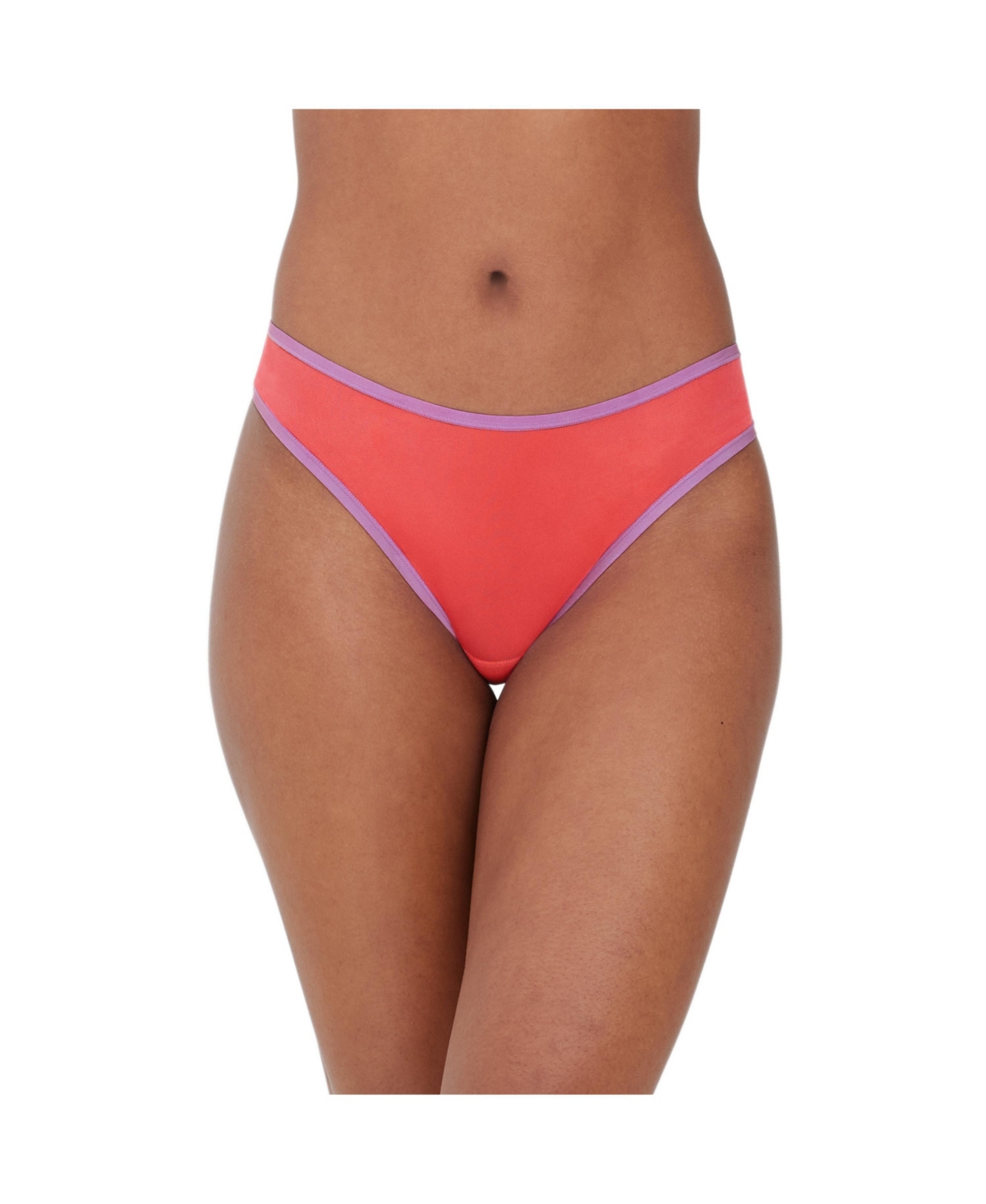 Women's Spellbound Mesh Thong -sheer lilac