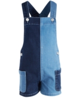 Epic Threads Little Girls Varsity Colorblocked Shortall, Created for Macy's - Varsity