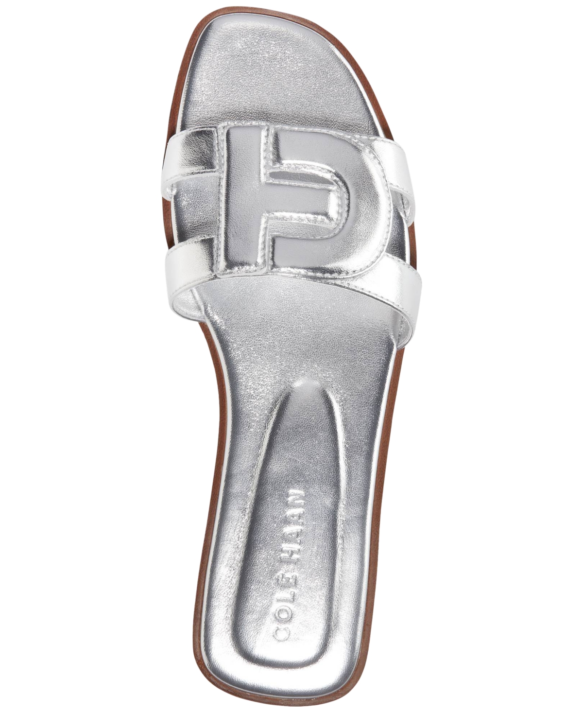 Shop Cole Haan Women's Chrisee Flat Sandals In Nasturtium Leather
