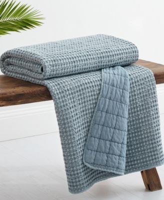Mills Waffle Stitched Quilted Throw, 60" x 50"