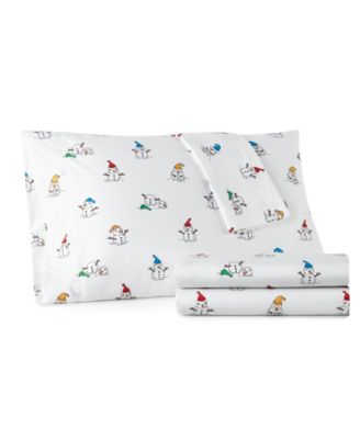 Micro Flannel&reg; Printed 4-Pc. Sheet Set, Full