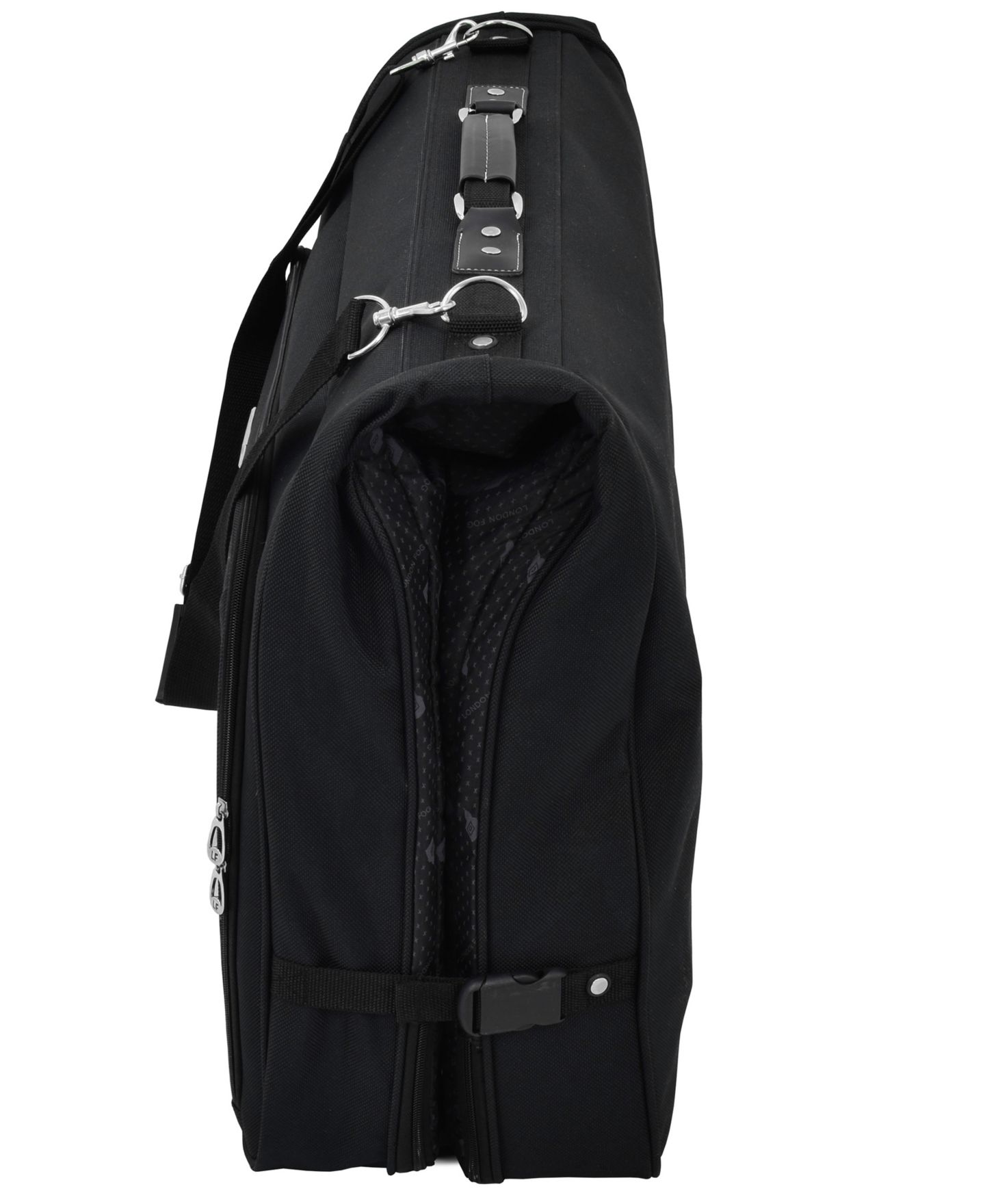 Сумка London Fog Buckingham 44" Wheeled Garment, цвет: Чёрный — фото 6