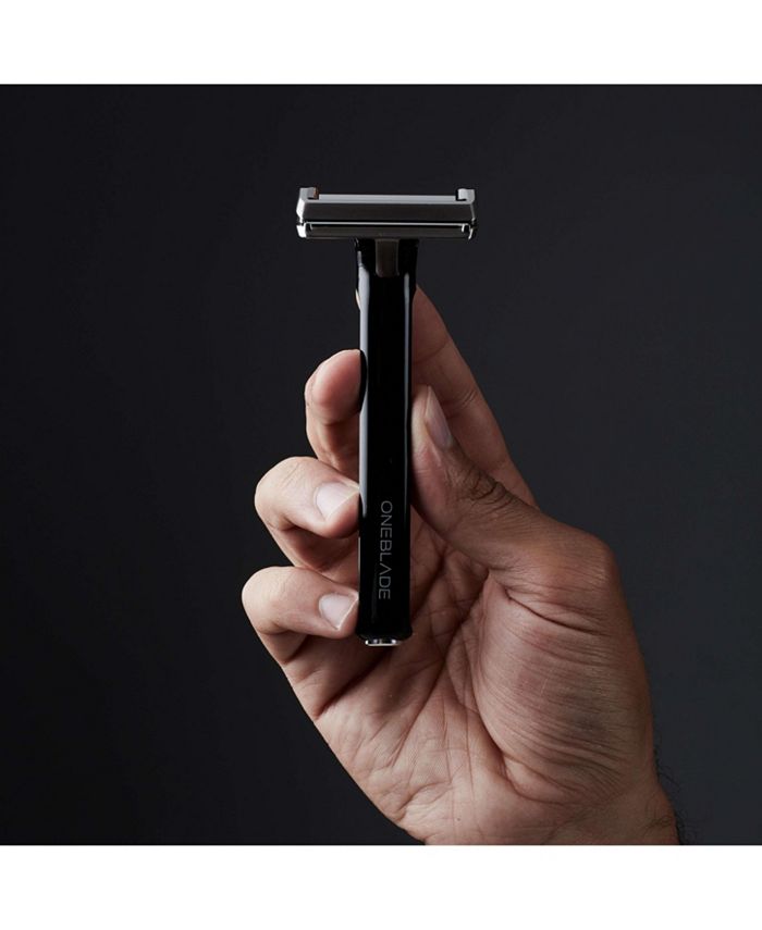 OneBlade Hybrid Premium SingleEdge Safety Razor With Pivoting Head Macy