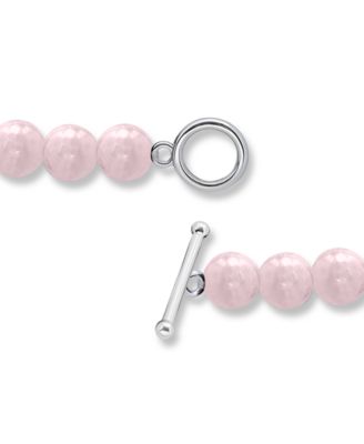 Silver Plated Multi Genuine Stone Stretch Bracelet