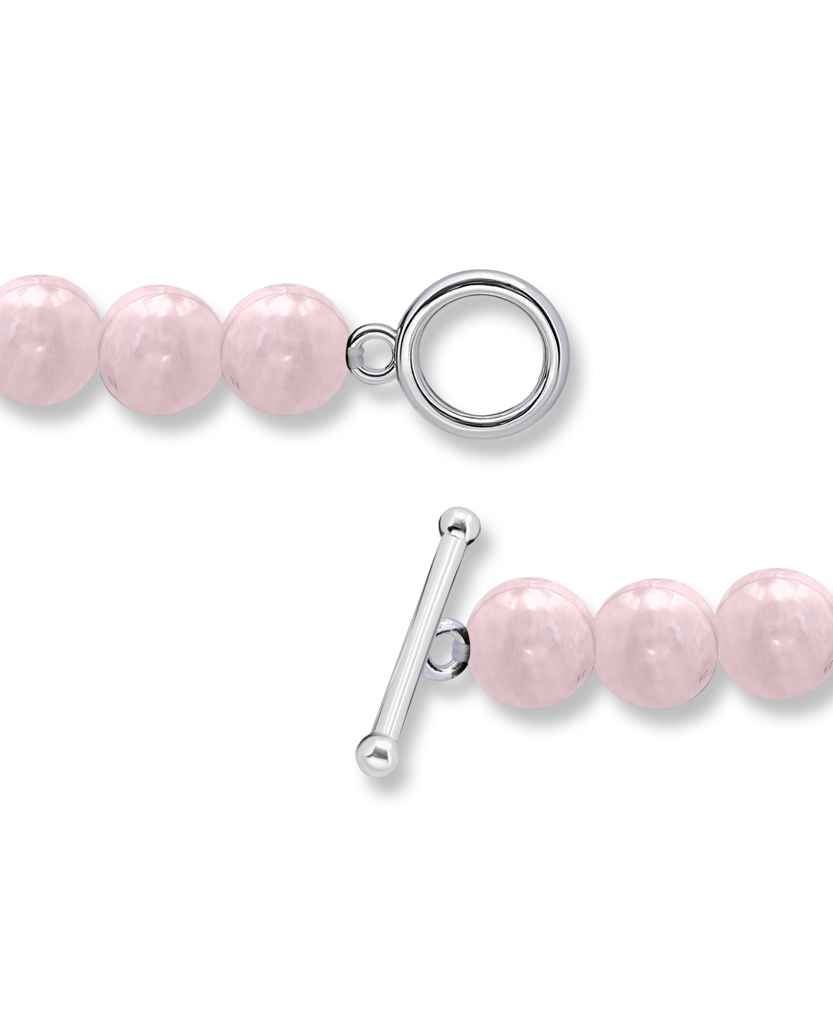 Macy's Silver Plated Multi Genuine Stone Stretch Bracelet