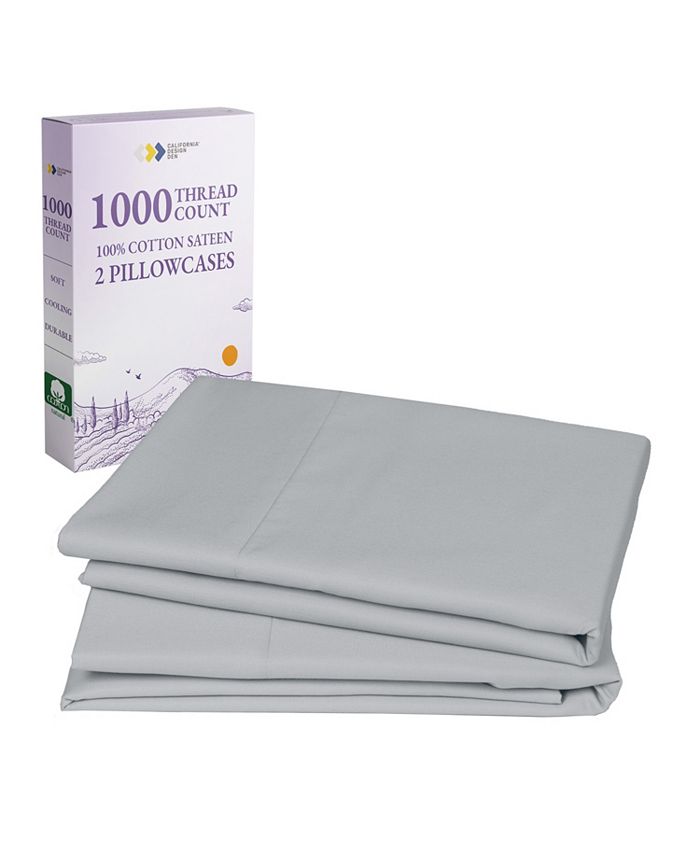 California Design Den Luxury 1000 Thread Count 100 Cotton King Pillow