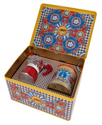Bialetti Dolce&Gabbana Set 3 Cup Moka Coffee,Tin - Macy's
