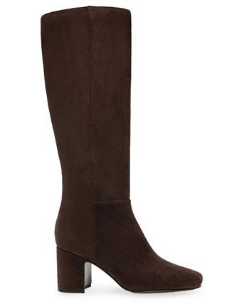 Anne klein black suede boots shop