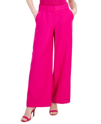 Tahari ASL - Women's Mid-Rise Wide-Leg Career Pants