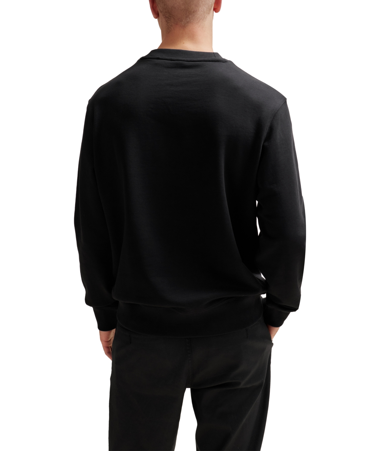 HUGO BOSS BOSS BY HUGO BOSS MEN'S RELAXED-FIT LOGO SWEATSHIRT 