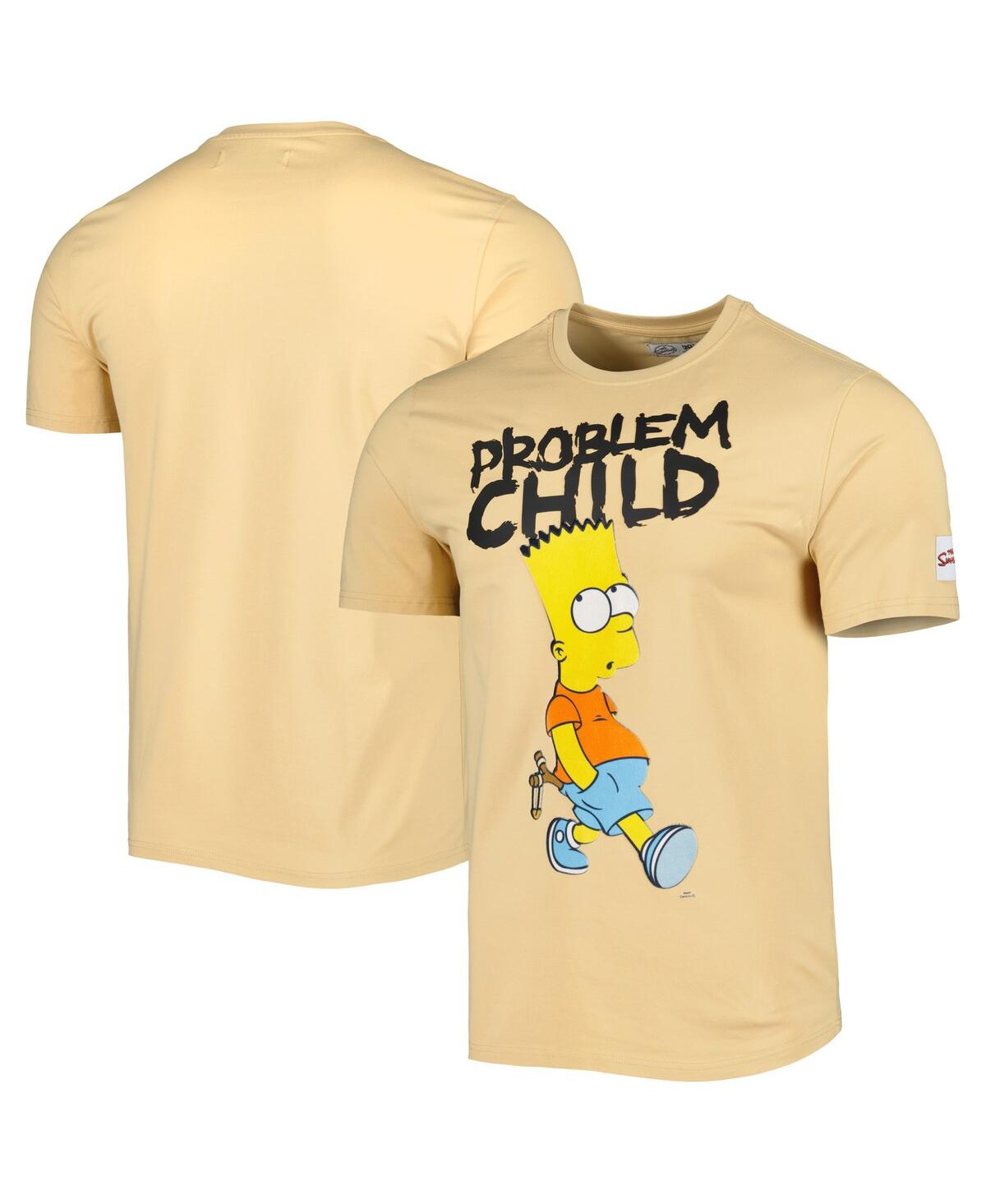 Freeze Max Men's And Women's  Khaki The Simpsons Problem Child T-shirt