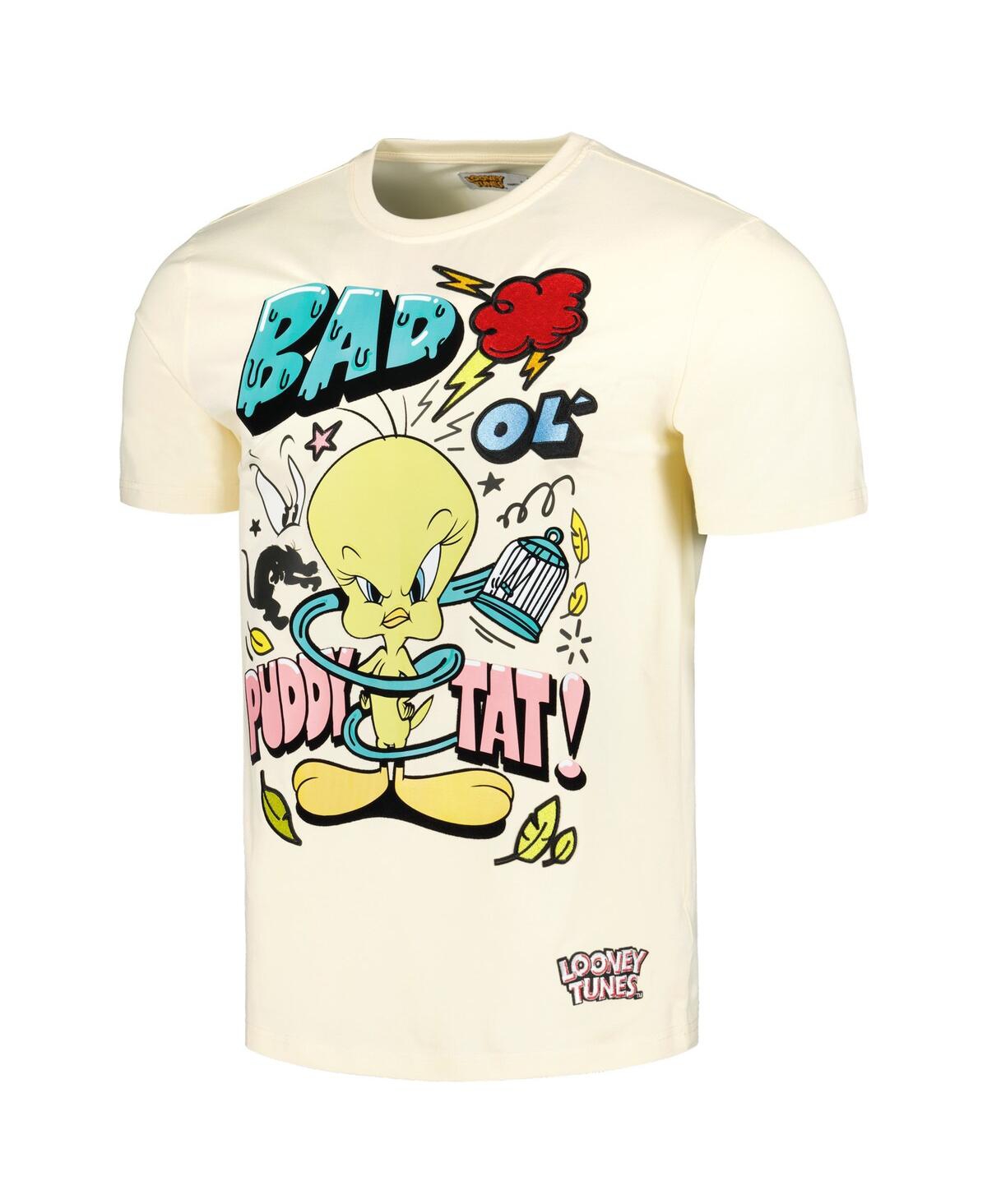 Shop Freeze Max Men's And Women's  Cream Looney Tunes T-shirt