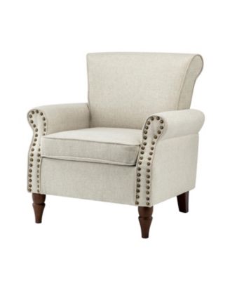 Mooresville Upholstered Armchair with Solid Wood Legs