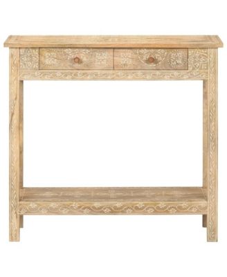 Console Table 31.5"x13.8"x29.1" Solid Mango Wood