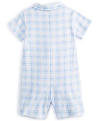Baby Boys Friendship Plaid Sunsuit, Created for Macy's