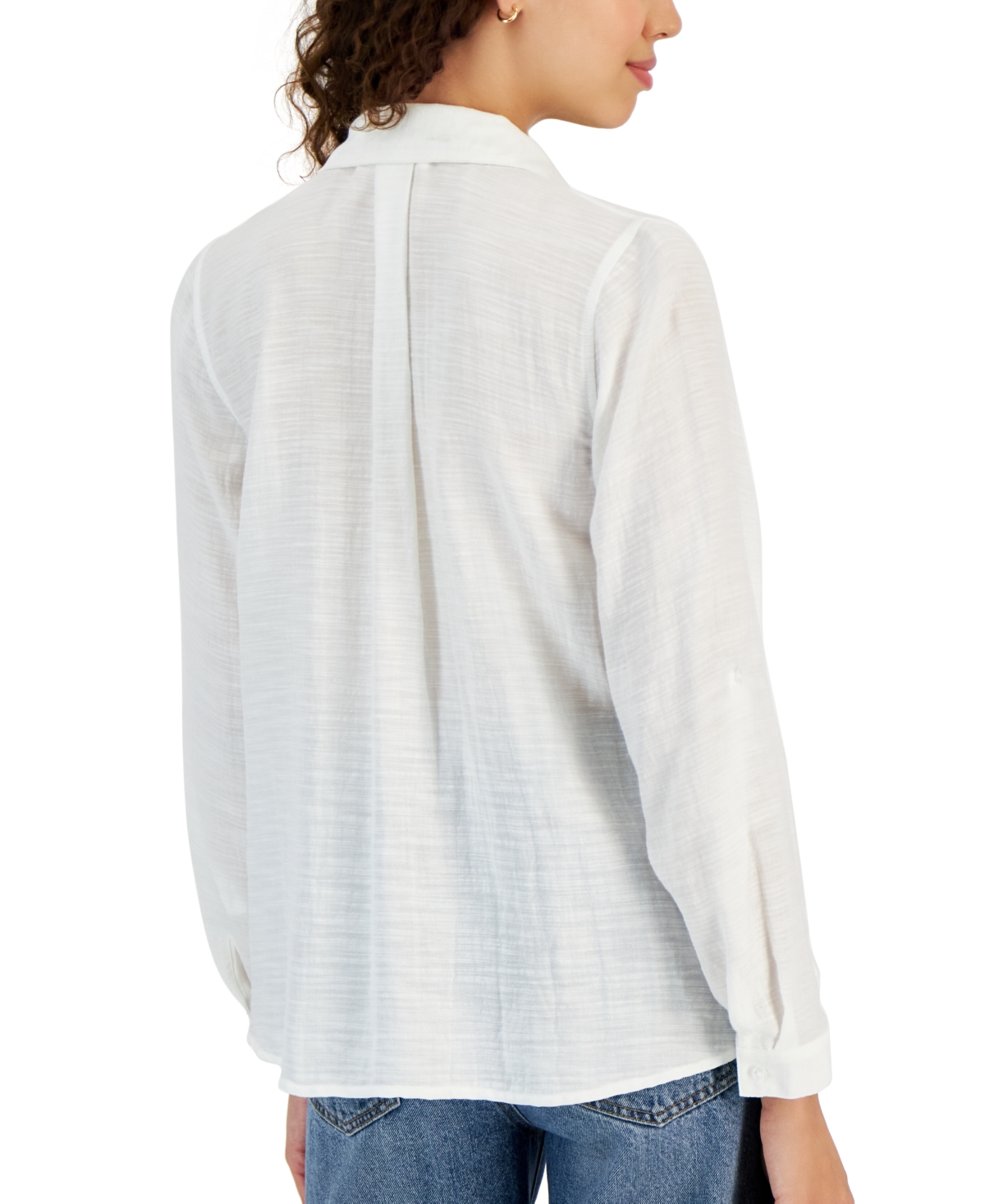 Hippie Rose Juniors' Button-Up Shirt