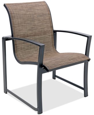 Wythburn Mix and Match Sleek Sling Outdoor Dining Chair, Created for Macy's